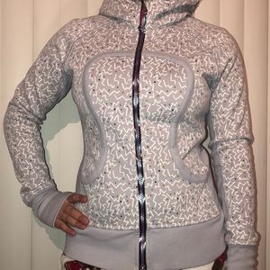 Lululemon Multi Color Funfetti ZipUp Hoodie Size 8